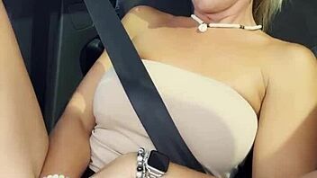Amateur Milf Makes Naughty Content on Public Road