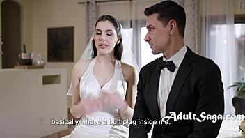 best man ass fucks bride valentina nappi