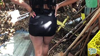 i love anal fucking that brazilian amateur's ass in the woods