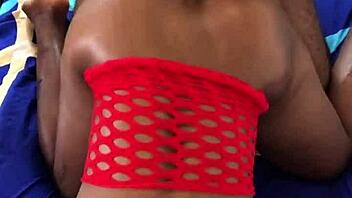 hot black babe gets fucked doggystyle by neighbor