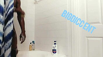 Stroking This Dick in the Shower Off the Clock Edition