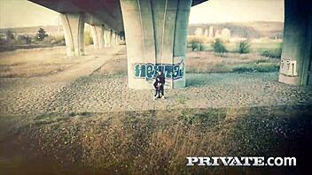 alexis crystal and angel wicky share a stud for anal fun at private com