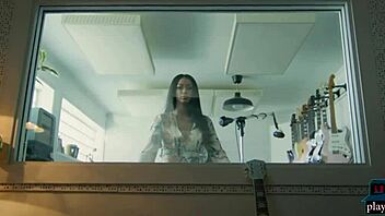 big booty ebony playboy model harley dean shows off in studio