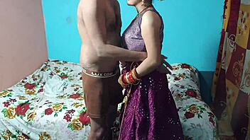 Desi Village Girl's Tight Pussy Bent Over For First Time Licking In Public Close Up