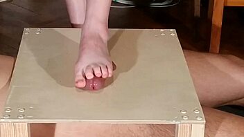 Domina Bare Feet Cock Stomping & Footjob Pt1 Hd