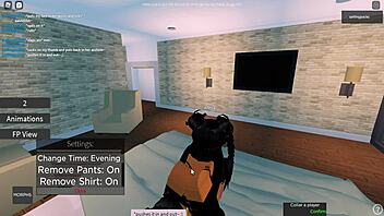 Check out this desirable Indian lesbian with big ass on Roblox.