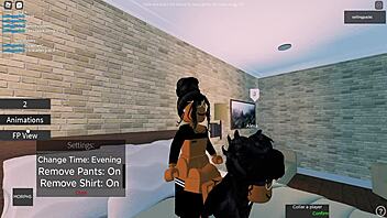 Check out this desirable Indian lesbian with big ass on Roblox.