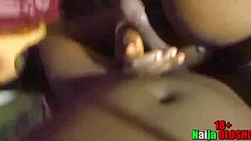 Porn casting with big tits BBW African Gift 😍