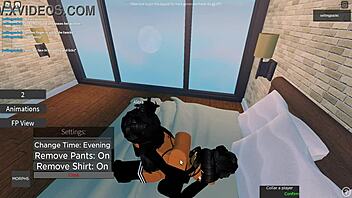 Check out this desirable Indian lesbian with big ass on Roblox.
