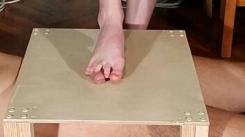 Domina Bare Feet Cock Stomping & Footjob Pt1 Hd