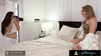 Girlsway - Sexy photographer bangs hot model after nude shoot! 😍