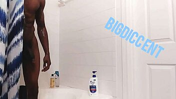 Stroking This Dick in the Shower Off the Clock Edition