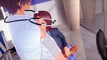 Love story betrayal with monster cock