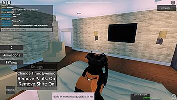 Check out this desirable Indian lesbian with big ass on Roblox.