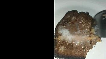 Bukkake Cake Covered in Sticky Cum Load