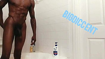 Stroking This Dick in the Shower Off the Clock Edition