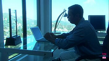 A Beautiful Girl with Small 18+ Tits Rode a Strong Man on a Boat