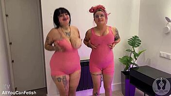 Sexy preview of ass shaking and jumping tits in lingerie