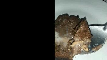 Bukkake Cake Covered in Sticky Cum Load