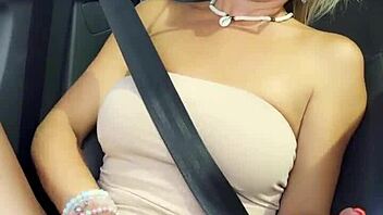 Amateur Milf Makes Naughty Content on Public Road