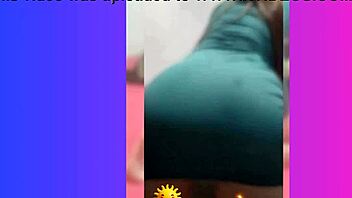 Megan fire shakes her ass on the bed