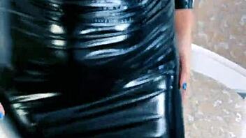 Worship your mistress's ass in latex and heels