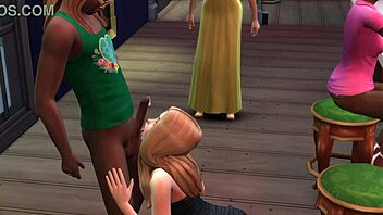 sims 4 teen sucks cocks at local bar