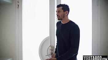 Bbc stud rails stepbros tiny milf wife after arrest