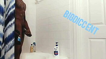Stroking This Dick in the Shower Off the Clock Edition