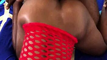 hot black babe gets fucked doggystyle by neighbor