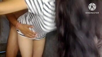 Hot Indian Brunette Rides Big Cock in Quickie!