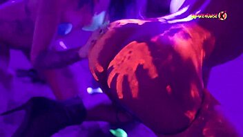 Neon Party Girls Fuck and Scream