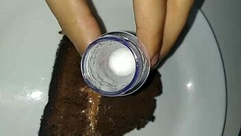 Bukkake Cake Covered in Sticky Cum Load