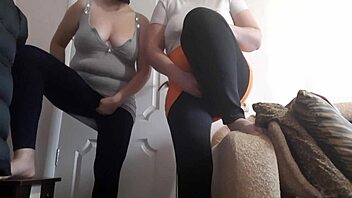 Two Hot Stepsisters Squirm From Orgasms - Girls Fly Orgasm