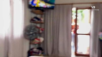 My stepbrother penetrated deeply into the ass of my stepmother