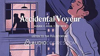 Watching her finger herself while neighbors bang by the window roleplay