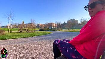 Running in the park and acting wild with everyone! 😈