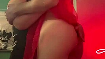 Trans girlfriend fucks sexy neighbors mouth with anal scene. Big tits and natural tits.