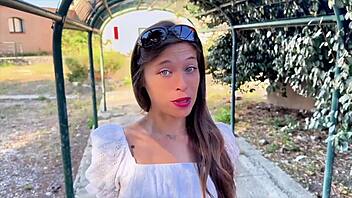 I saw the beautiful french girl with small tits