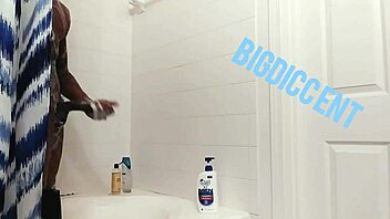 Stroking This Dick in the Shower Off the Clock Edition