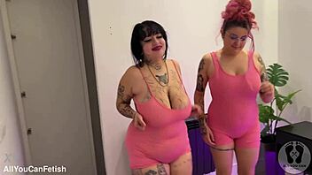 Sexy preview of ass shaking and jumping tits in lingerie