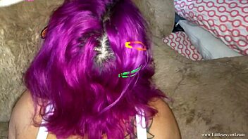 I cum in pervert stepdad’s pussy-loving little stepdaughter