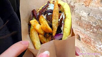 Cute Girlfriend Fucked Doggy on Athens Vacation POV with Jamie Young 18+