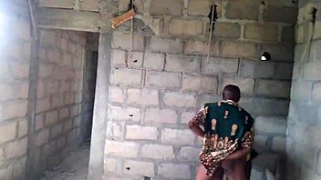 Street Boy Lures Fat Orange Seller Into Uncompleted Building And Fucks Her Wet Pussy Till He Cums