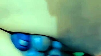 Young Couple's Intense Anal Play with Huge Buttplug on Bed