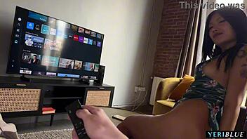 Caught my Chinese step sis sending nudes, what a shock! 😱