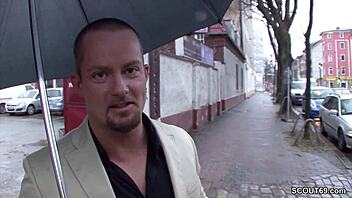 german teen picked up on street for cash and hardcore banging