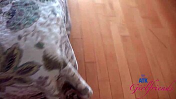 girl next door strokes cock with feet gives epic blowjob fucks april valentino pov