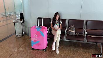 she ditches condom for hot creampie inside