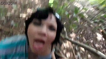 puerto rican slut with huge ass shakes while sucking black dick outside florida